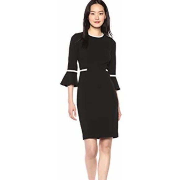 Calvin Klein Dresses & Skirts - 🎉HP🎉 NWT Calvin Klein Women's Bell Sleeve Dress